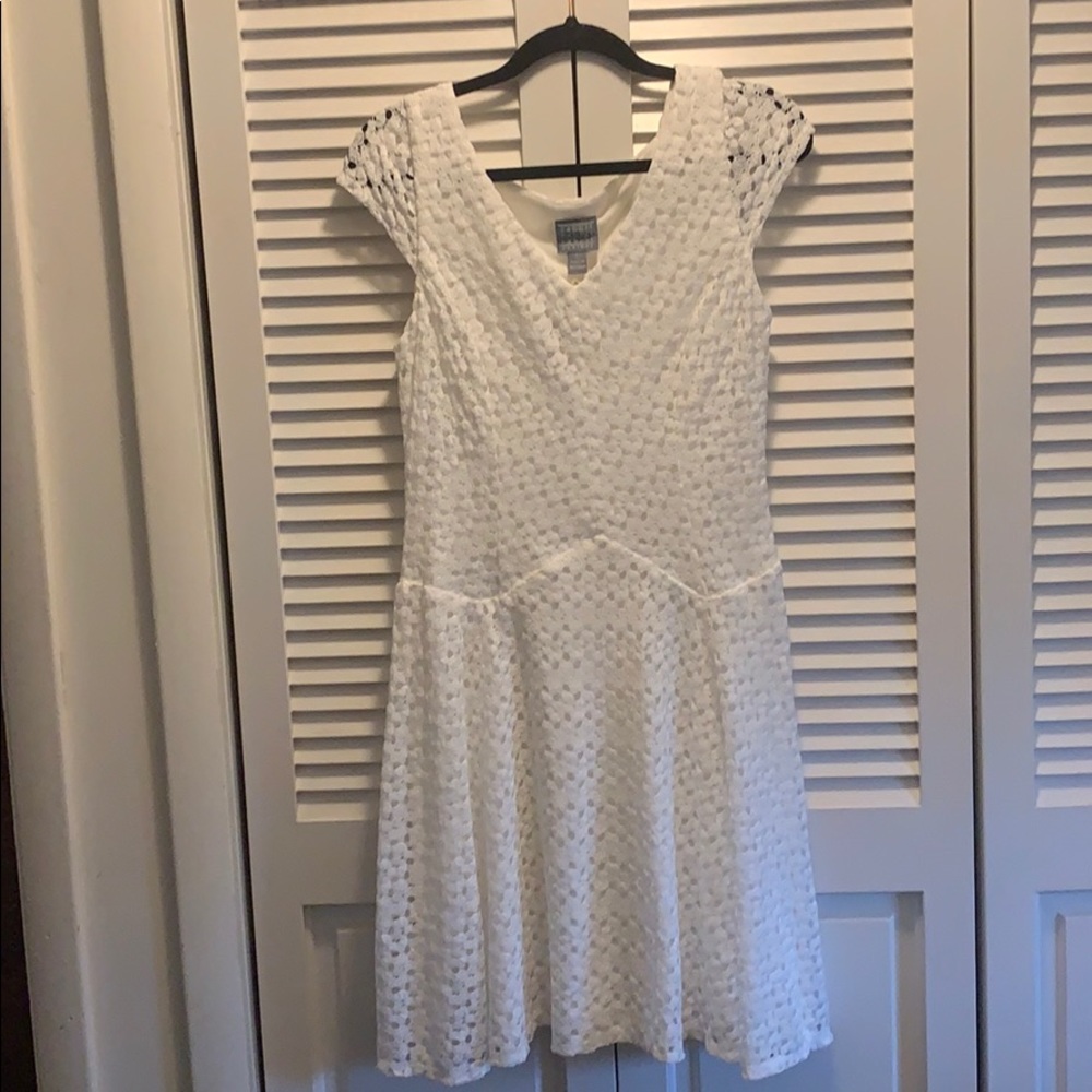 White lace dress